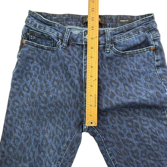 Judy Blue Women's 9/29 Mid Rise Cheetah Print Skinny Fit Jeans 28"Wx27"Inseam - Picture 12 of 16